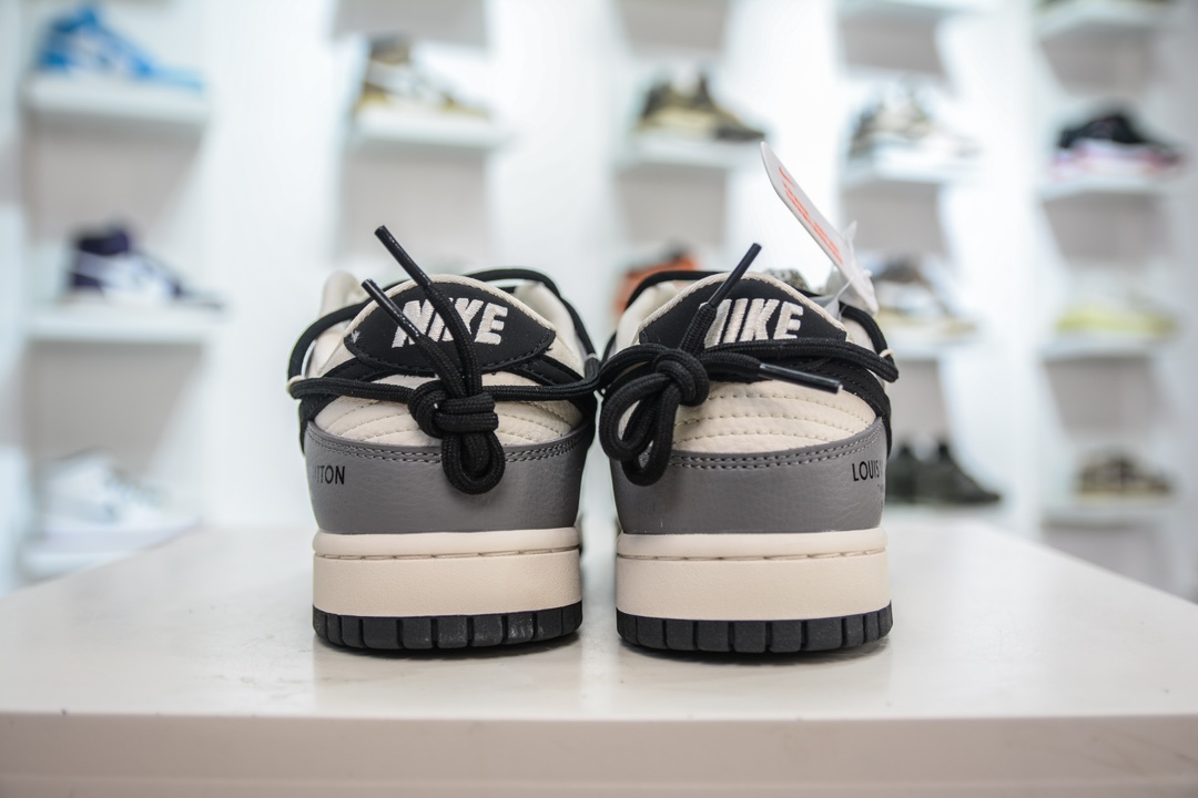 300 LV x Nike Dunk Low 灰米白绑带 JJ5688-104