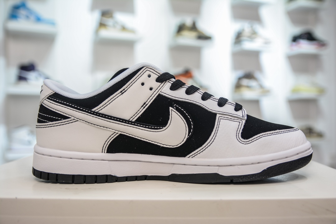 280 Nike SB Dunk Low x Supreme 黑白双钩 FC1688-144
