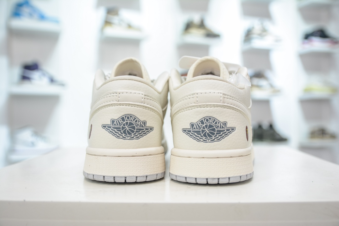 270 Bape x Air Jordan AJ1 Low 低帮联名定制配色 WG8850-003