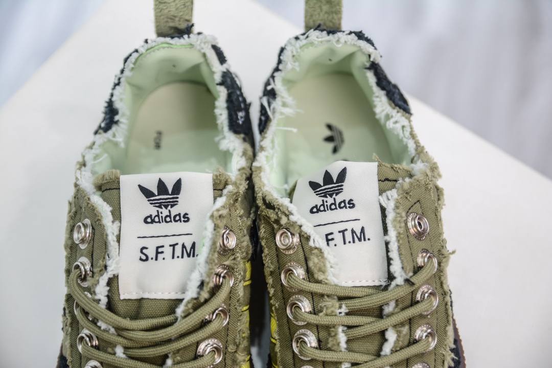 160 Adidas adidas Campus 80S x SONG FOR THE MUTE 最新联名复古破坏工艺帆布鞋 ID4792