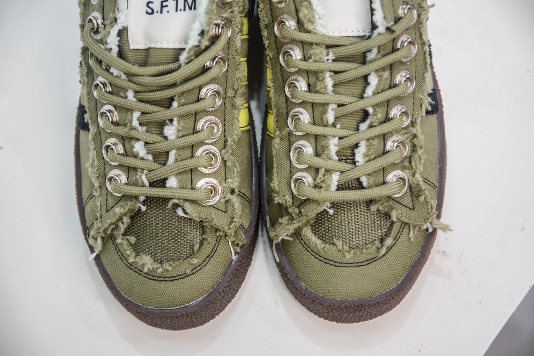 160 Adidas adidas Campus 80S x SONG FOR THE MUTE 最新联名复古破坏工艺帆布鞋 ID4792