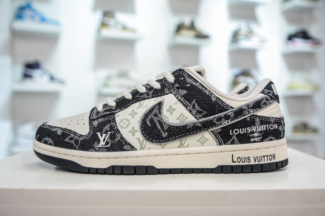 280 LV x Nike Dunk Low 此款主张打破传统的工业化流水线设计限制 SJ2068-256