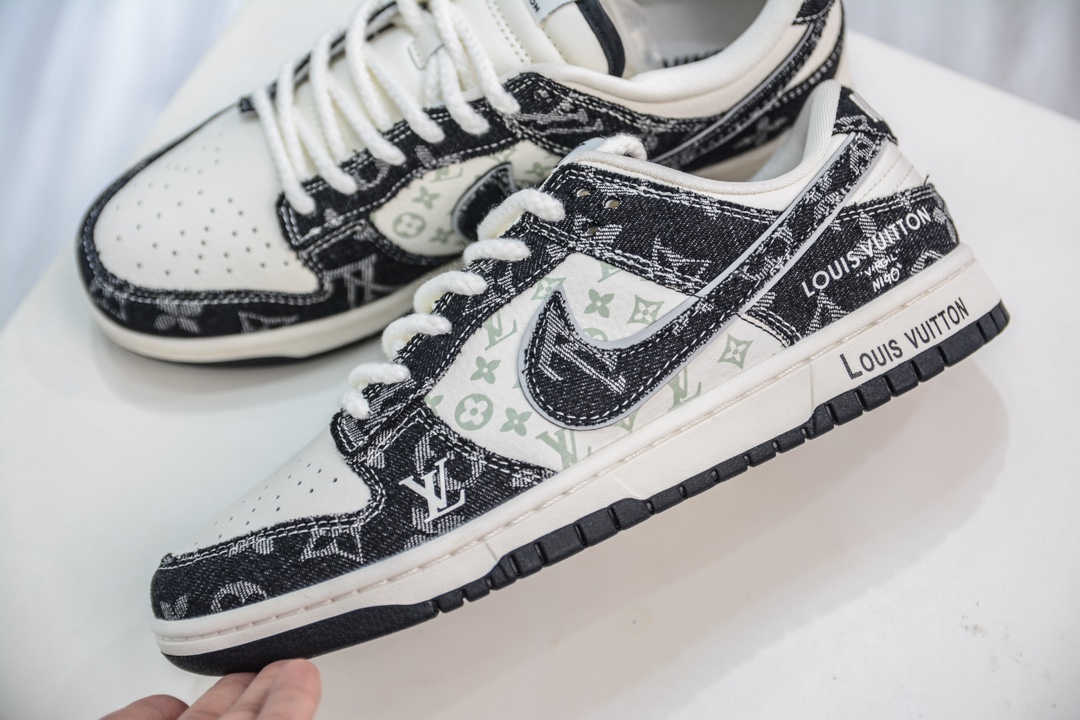 280 LV x Nike Dunk Low 此款主张打破传统的工业化流水线设计限制 SJ2068-256