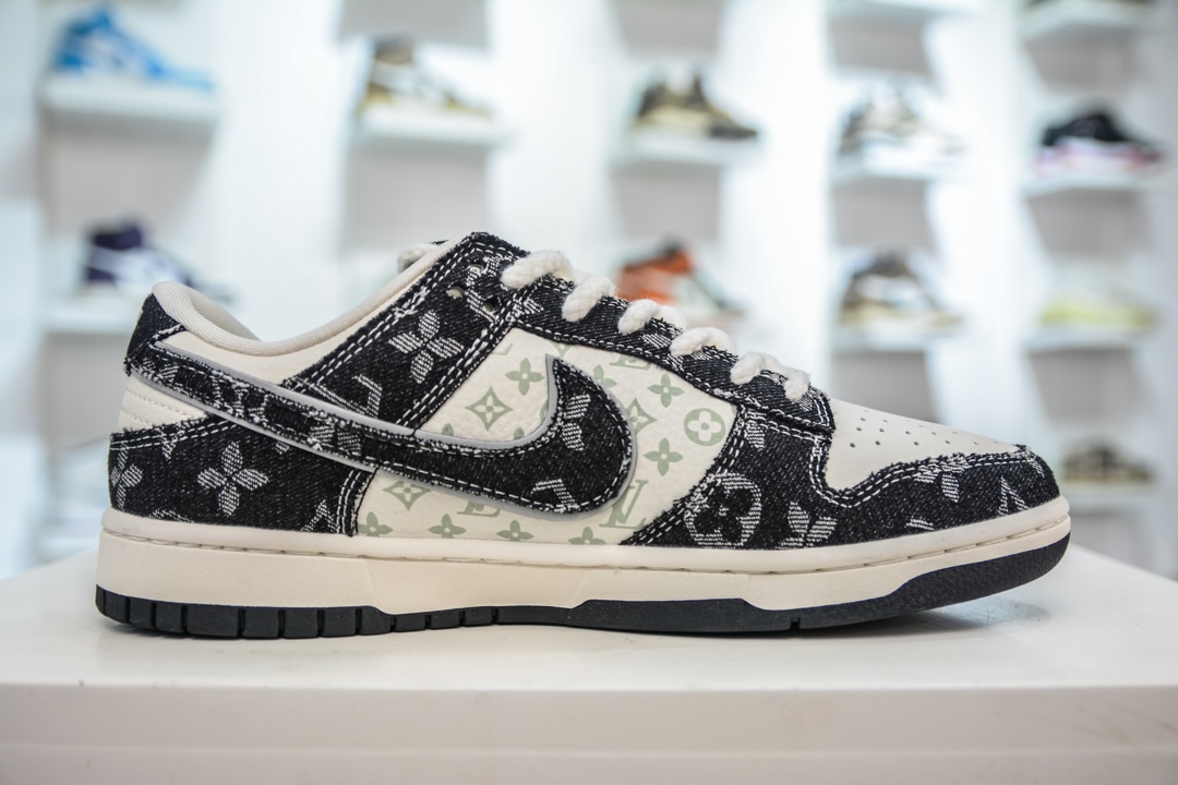 280 LV x Nike Dunk Low 此款主张打破传统的工业化流水线设计限制 SJ2068-256