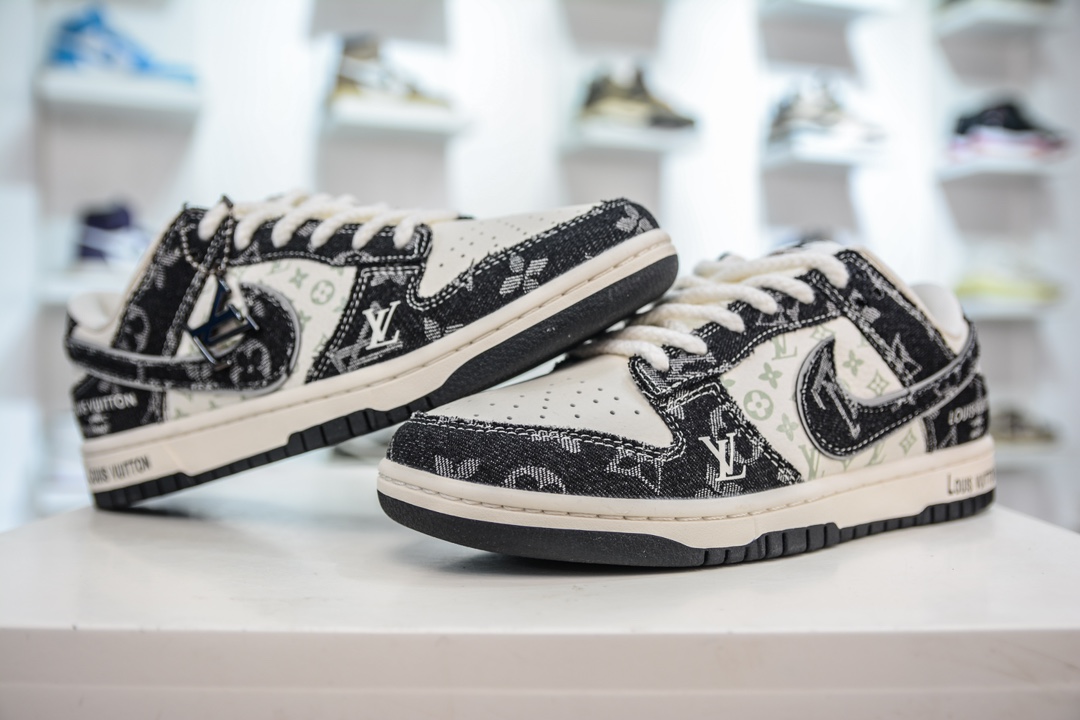 280 LV x Nike Dunk Low 此款主张打破传统的工业化流水线设计限制 SJ2068-256