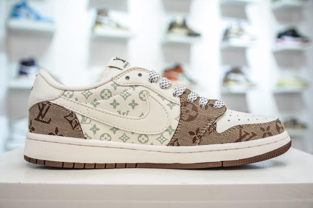 270 TS x Air Jordan AJ1 Low 倒钩低帮联名定制配色 SJ2068-102