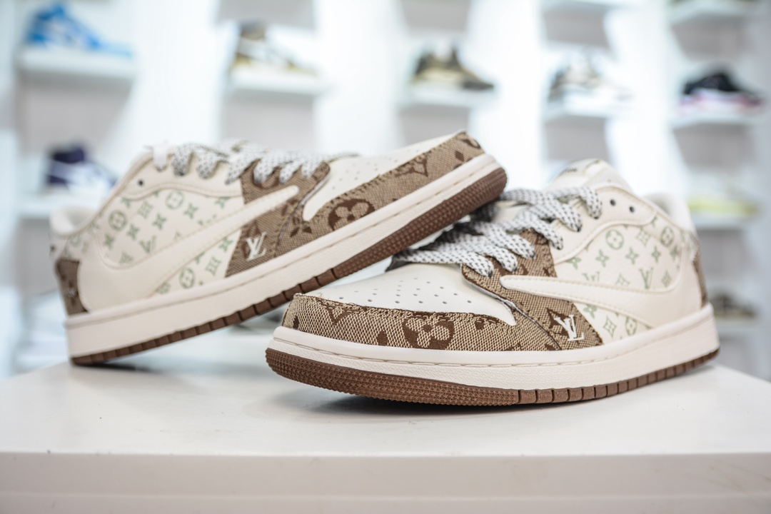 270 TS x Air Jordan AJ1 Low 倒钩低帮联名定制配色 SJ2068-102