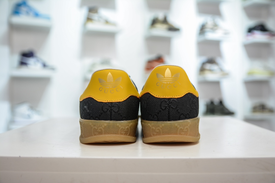 330 纯原版本 古驰Gucci x 阿迪达斯Adidas Originals Gazelle”Esquisite Gucci”羚羊板鞋