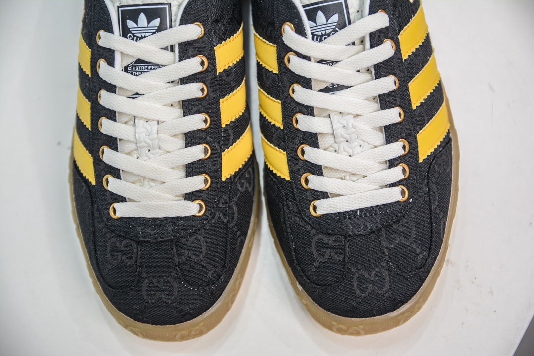 330 纯原版本 古驰Gucci x 阿迪达斯Adidas Originals Gazelle”Esquisite Gucci”羚羊板鞋