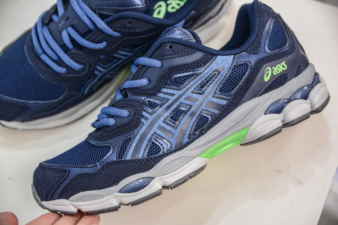 Asics Gel-NYC 纯原版本 海军蓝 亚瑟士运动休闲透气专业跑鞋   1201A789-400