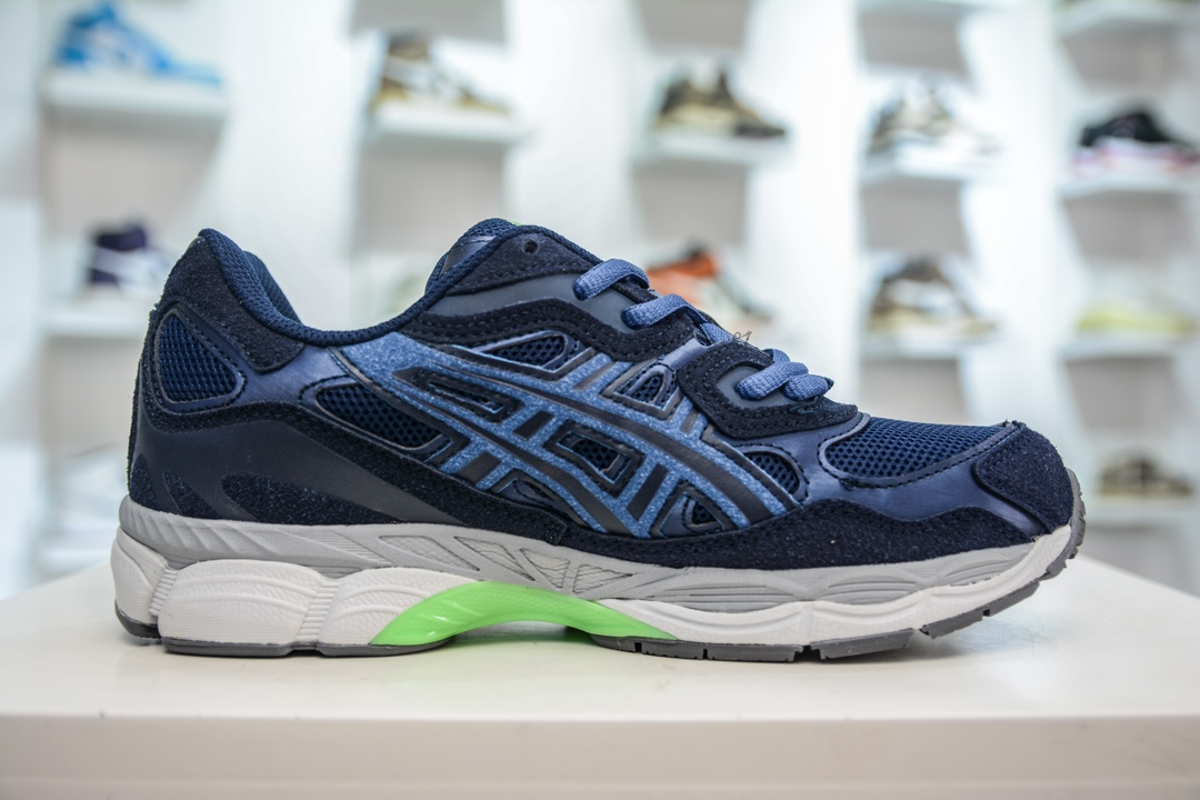 Asics Gel-NYC 纯原版本 海军蓝 亚瑟士运动休闲透气专业跑鞋   1201A789-400