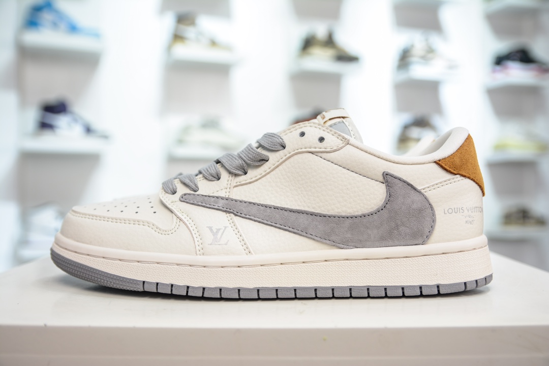 TS x Air Jordan AJ1 Low 倒钩低帮联名定制配色  LX1988-800