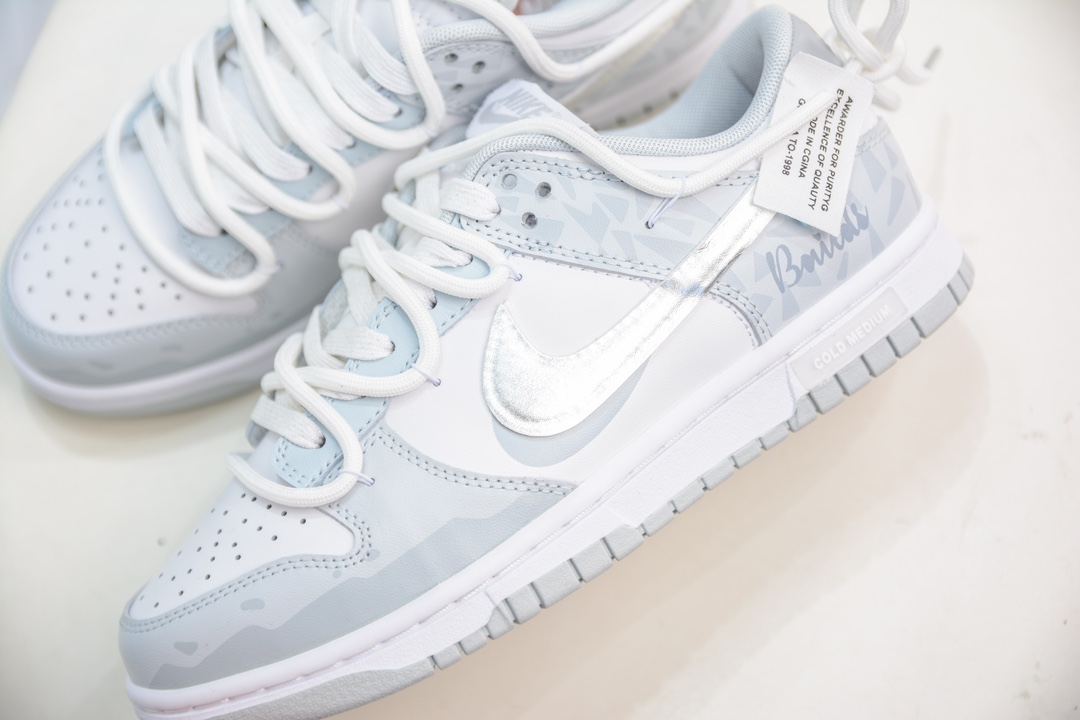 YC版纯原 Nike Dunk Low 白银 浅灰蓝   HF0730-160