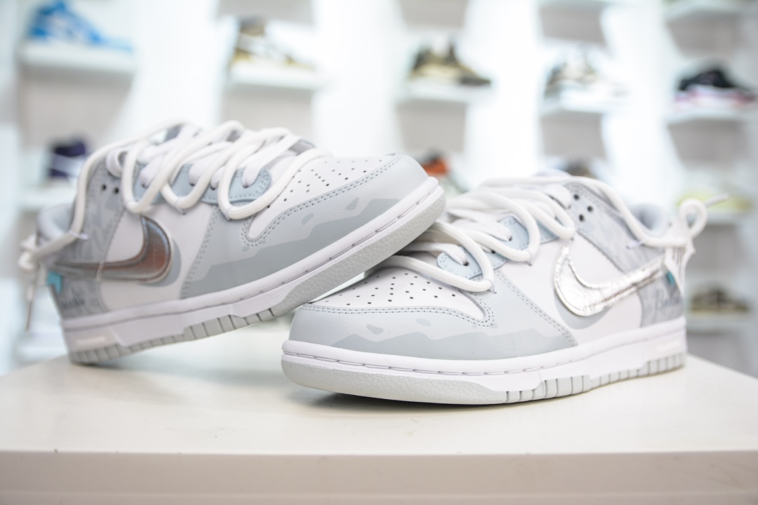 YC版纯原 Nike Dunk Low 白银 浅灰蓝   HF0730-160