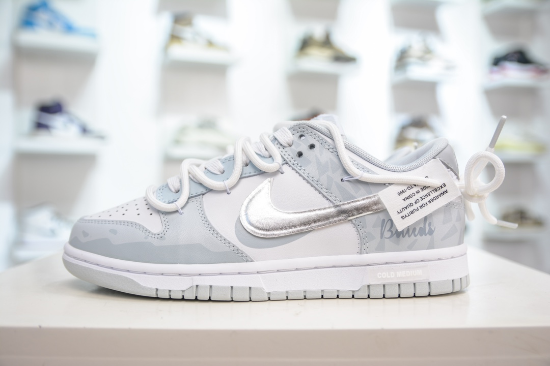 YC版纯原 Nike Dunk Low 白银 浅灰蓝   HF0730-160