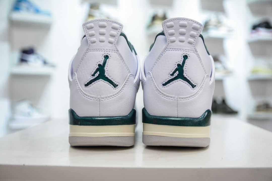 KZ版纯原 Air Jordan AJ4 Retro 氧化白绿  FQ8138-103