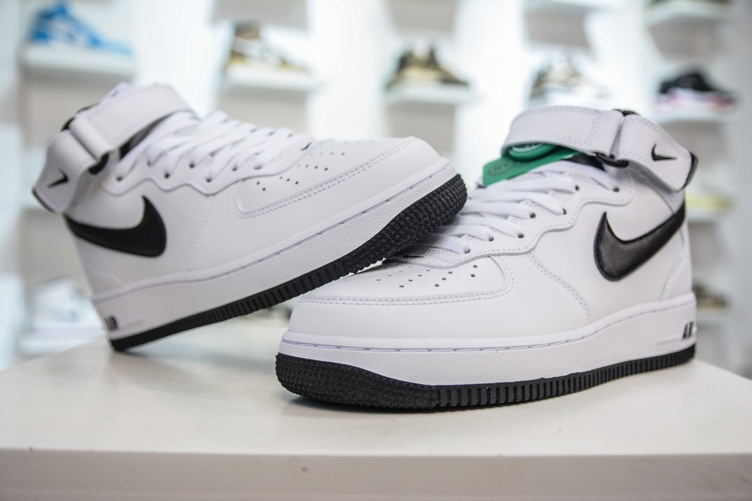 HY版纯原 Nike Air Force 1 Mid 07 白黑   DV0806-101