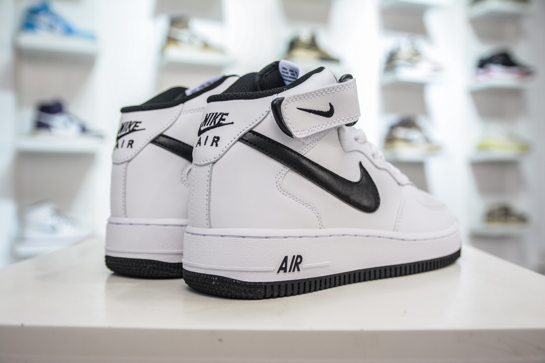 HY版纯原 Nike Air Force 1 Mid 07 白黑   DV0806-101