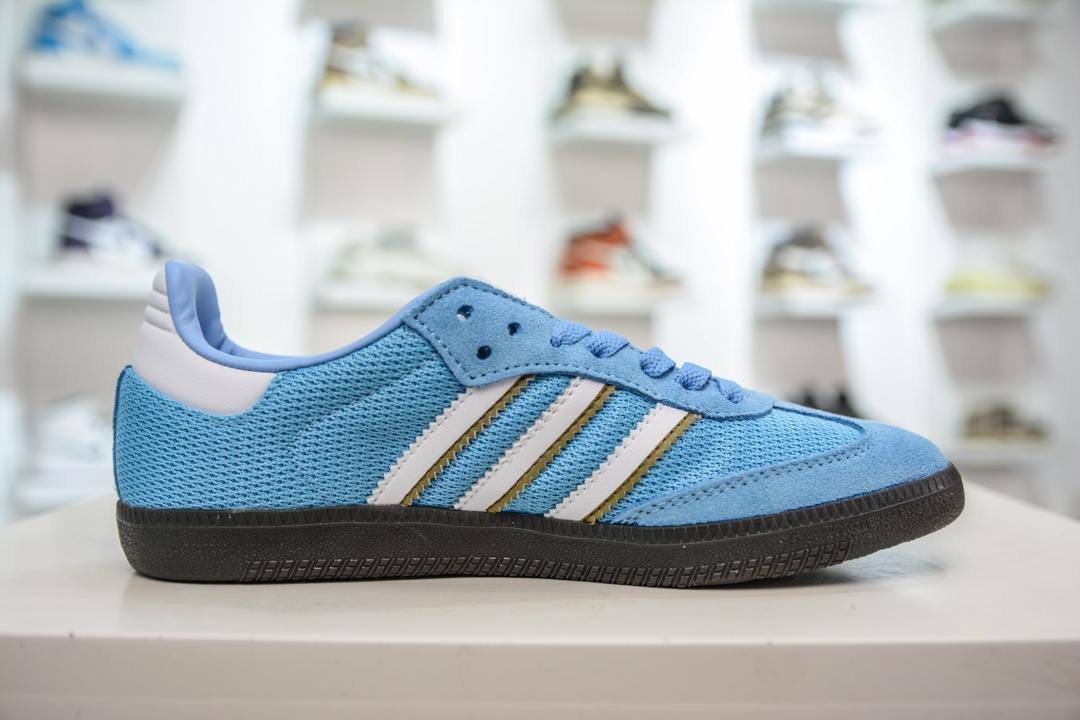 adidas originals Samba WB PONY TONAL 蓝白 IE9170