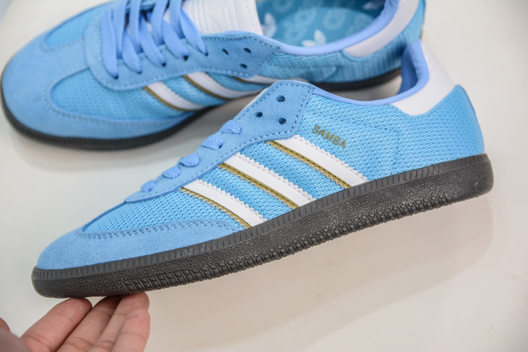 adidas originals Samba WB PONY TONAL 蓝白 IE9170