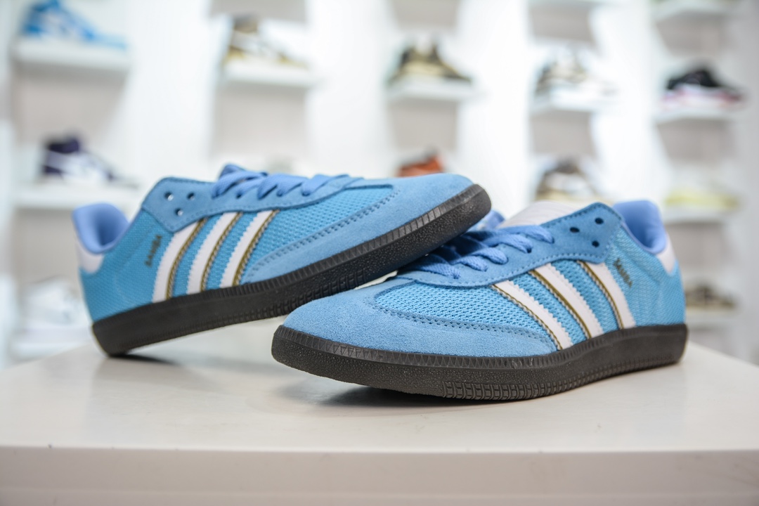 adidas originals Samba WB PONY TONAL 蓝白 IE9170