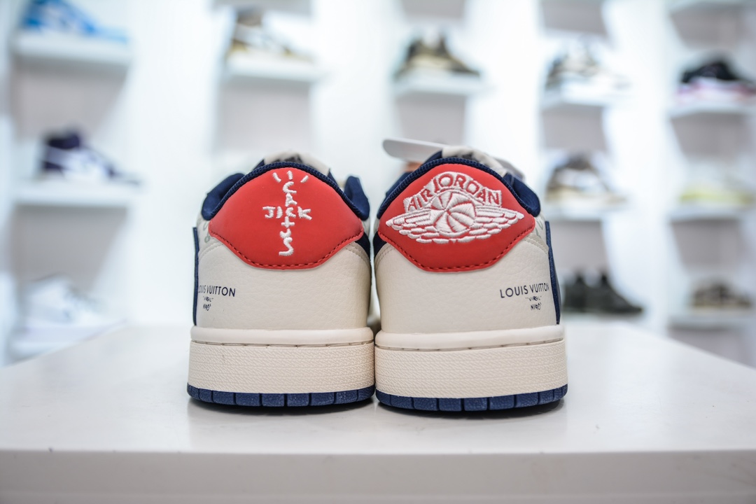 TS x Air Jordan AJ1 Low 倒钩低帮联名定制配色  LJ5188-002