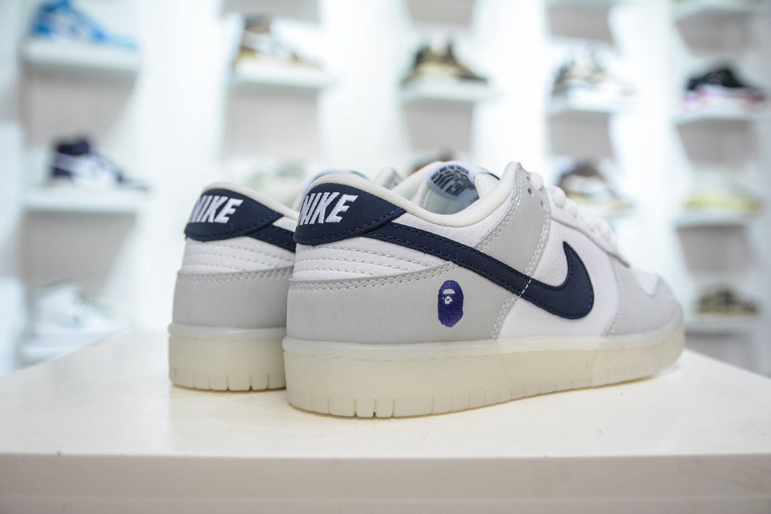 Bape x Nike Dunk Low 此款主张打破传统的工业化流水线设计限制 JH8039-938