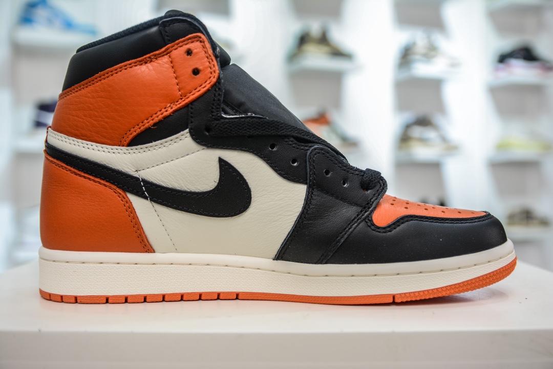 DG2.0纯原 Air Jordan AJ1 Retro high ”Shattered Backboard” 黑扣碎 555088-005