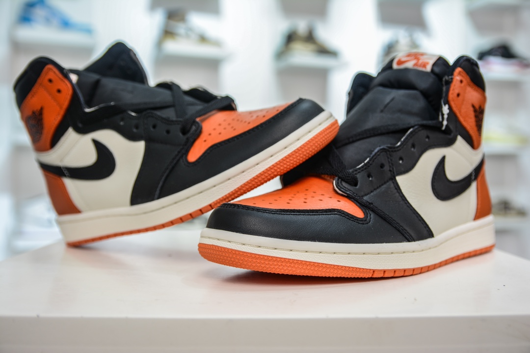 DG2.0纯原 Air Jordan AJ1 Retro high ”Shattered Backboard” 黑扣碎 555088-005