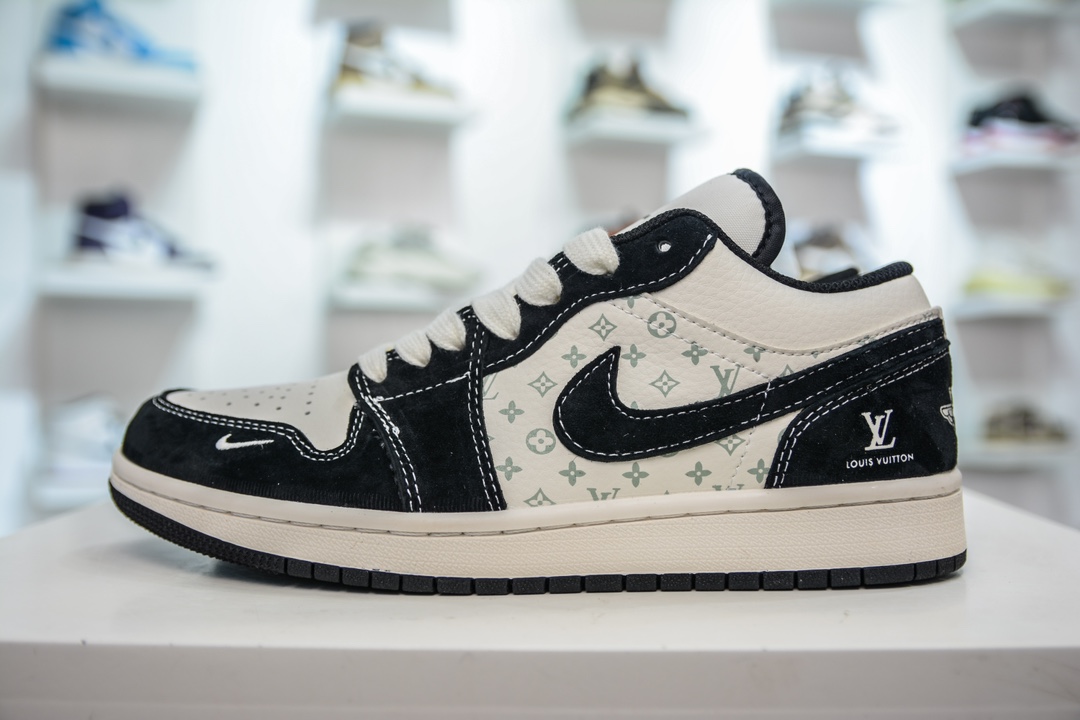 LV x Air Jordan AJ1 Low 低帮联名定制配色 SJ9950-007