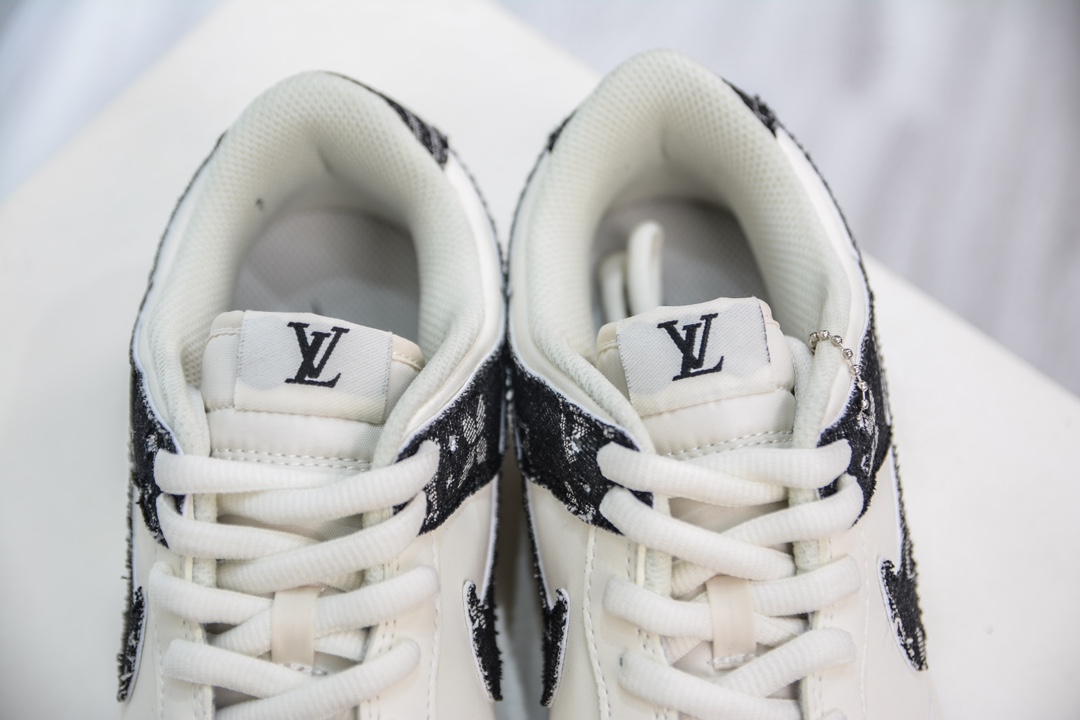 Nike SB Dunk Low x Louis Vuitton 白黑牛仔 DJ2024-009