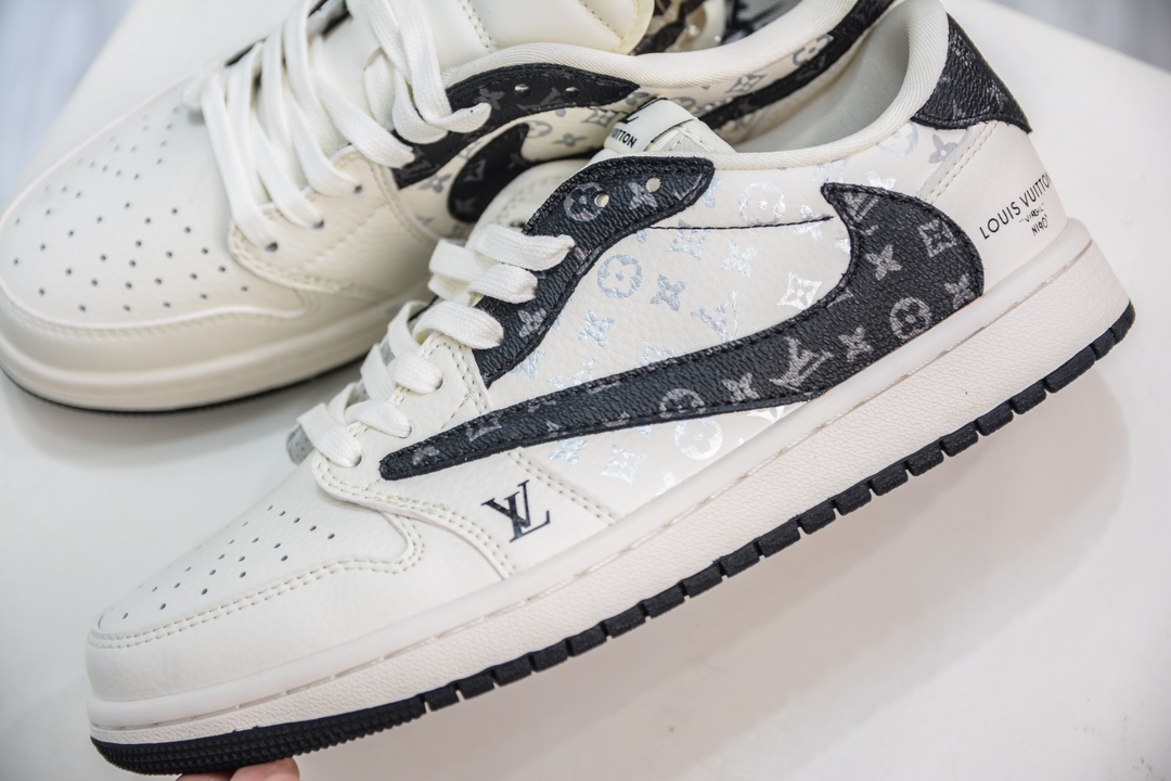 TS x Air Jordan AJ1 Low 倒钩低帮联名定制配色 LX1988-600