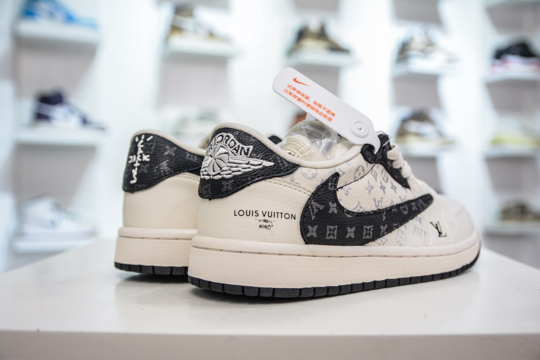 TS x Air Jordan AJ1 Low 倒钩低帮联名定制配色 LX1988-600