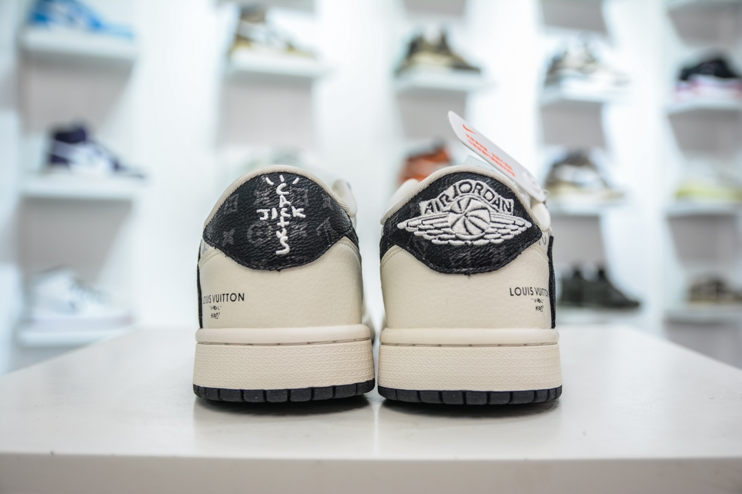 TS x Air Jordan AJ1 Low 倒钩低帮联名定制配色 LX1988-600