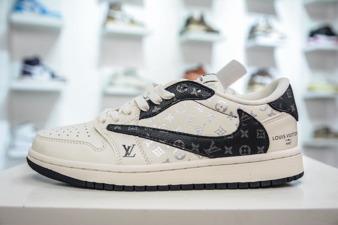 TS x Air Jordan AJ1 Low 倒钩低帮联名定制配色 LX1988-600