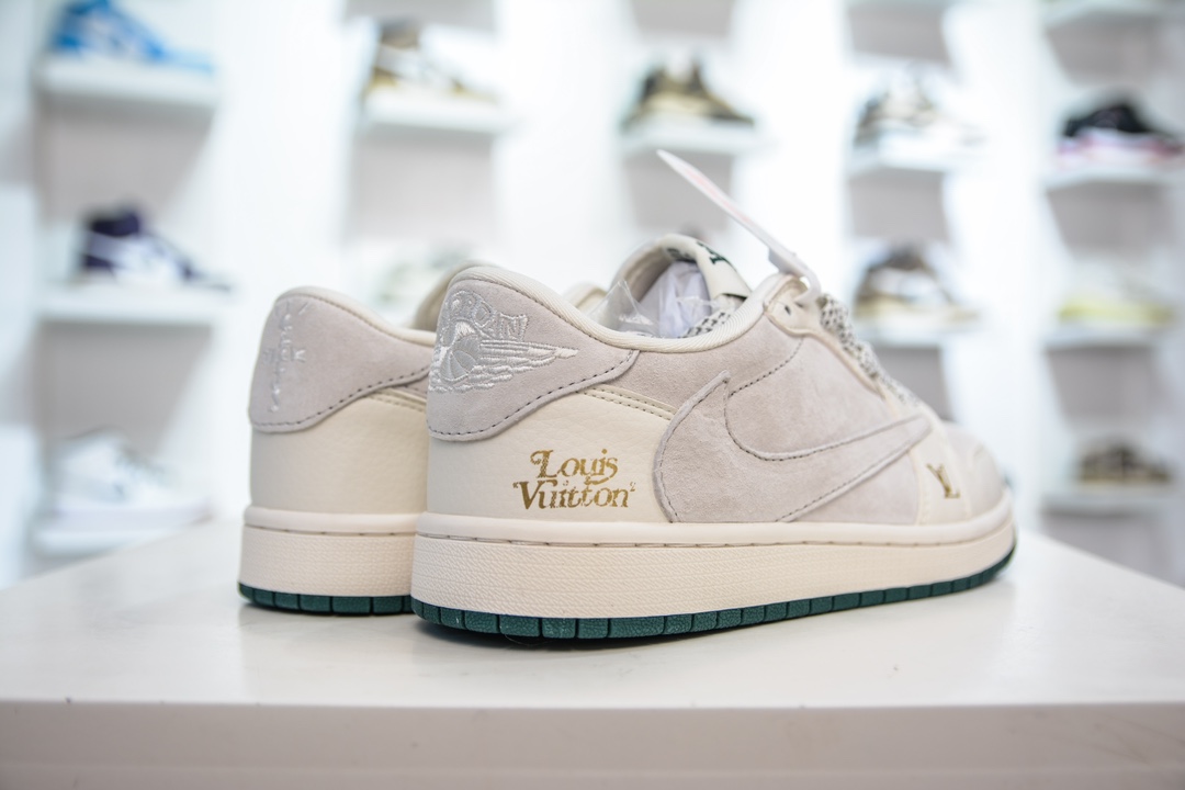 TS x Air Jordan AJ1 Low 倒钩低帮联名定制配色 LJ5188-005