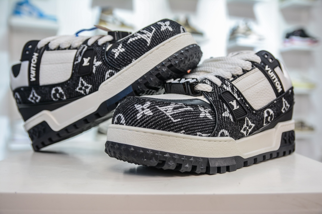 纯原级别 空胶工艺 高端零售专供Louis Vuitton 路易威登 LV Trainer 低帮休闲板鞋