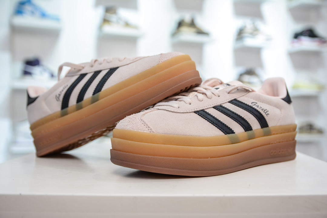 纯原级 Ad Originals Gazelle Bold 复古单品 Ad Originals Gazelle Bold 三叶低帮板鞋 IE0429