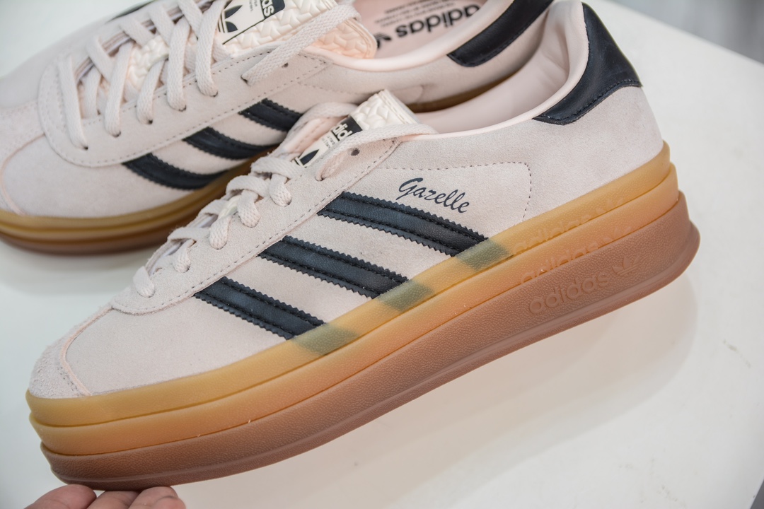 纯原级 Ad Originals Gazelle Bold 复古单品 Ad Originals Gazelle Bold 三叶低帮板鞋 IE0429