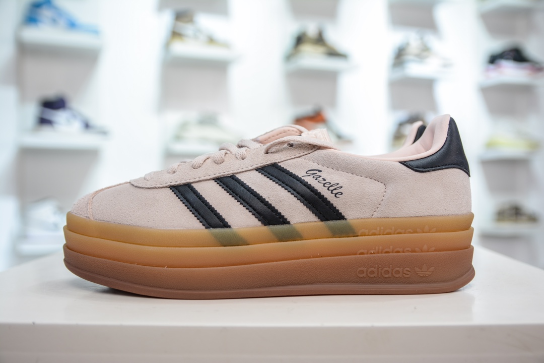 纯原级 Ad Originals Gazelle Bold 复古单品 Ad Originals Gazelle Bold 三叶低帮板鞋 IE0429