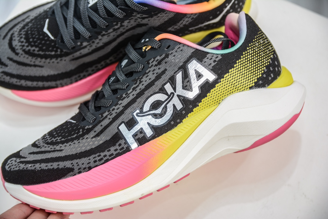 CS版纯原 HOKA ONE ONE Mach X 马赫十代舒适百搭透气低帮跑步鞋