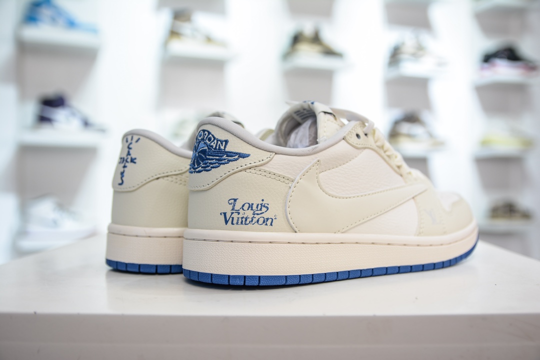 TS x Air Jordan AJ1 Low 倒钩低帮联名定制配色 LJ5188-007