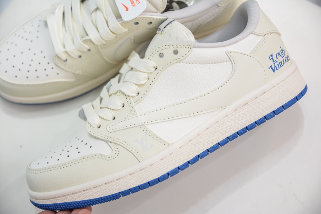 TS x Air Jordan AJ1 Low 倒钩低帮联名定制配色 LJ5188-007