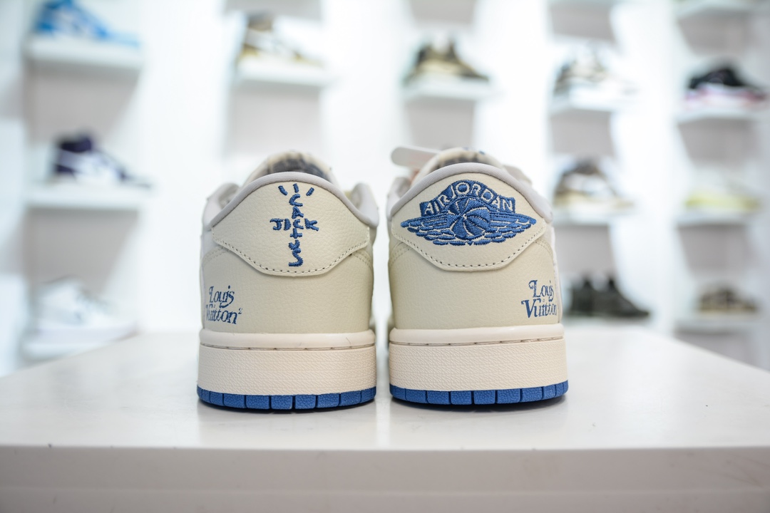 TS x Air Jordan AJ1 Low 倒钩低帮联名定制配色 LJ5188-007