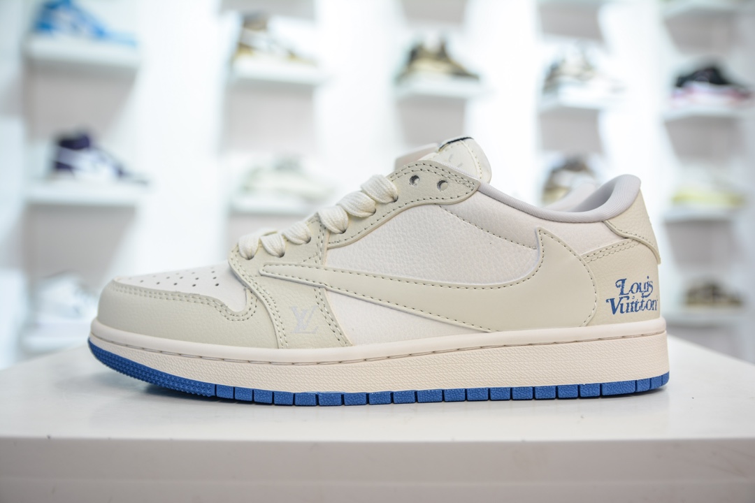 TS x Air Jordan AJ1 Low 倒钩低帮联名定制配色 LJ5188-007