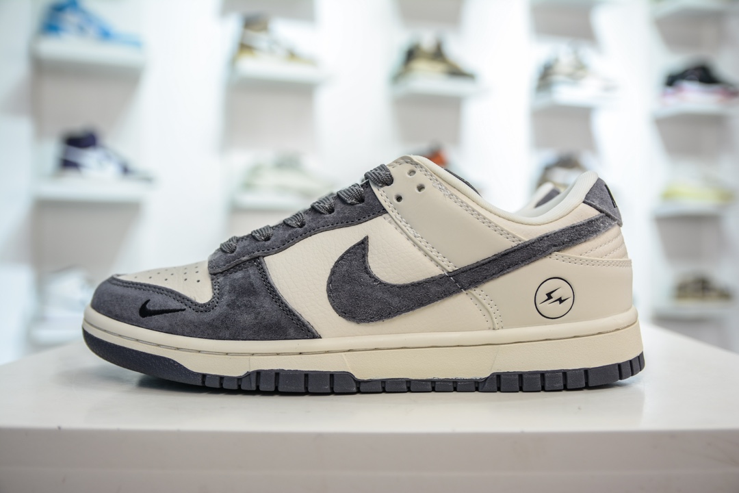 Nike SB Dunk Low x Fragment Design 米白灰藤原浩 XD6188-032