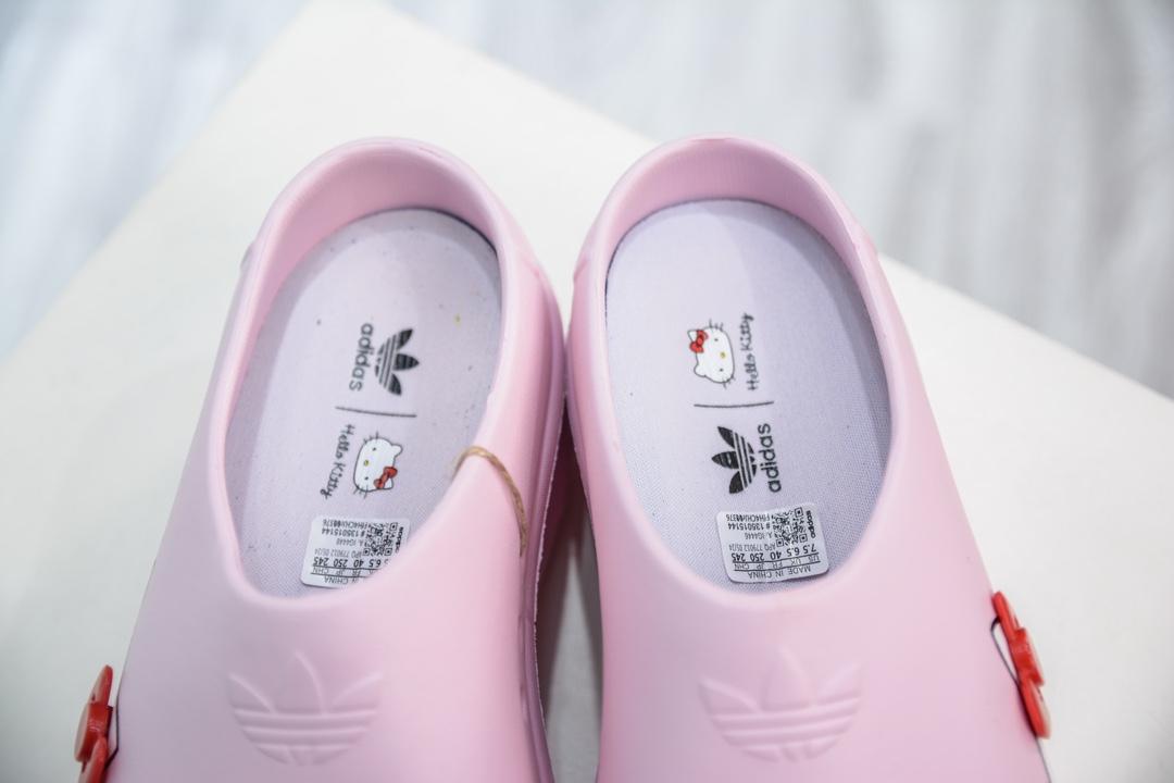 Hello Kitty/凯蒂猫 x AD originals AdiFOM Stan Smith Mule 粉色 IG4446