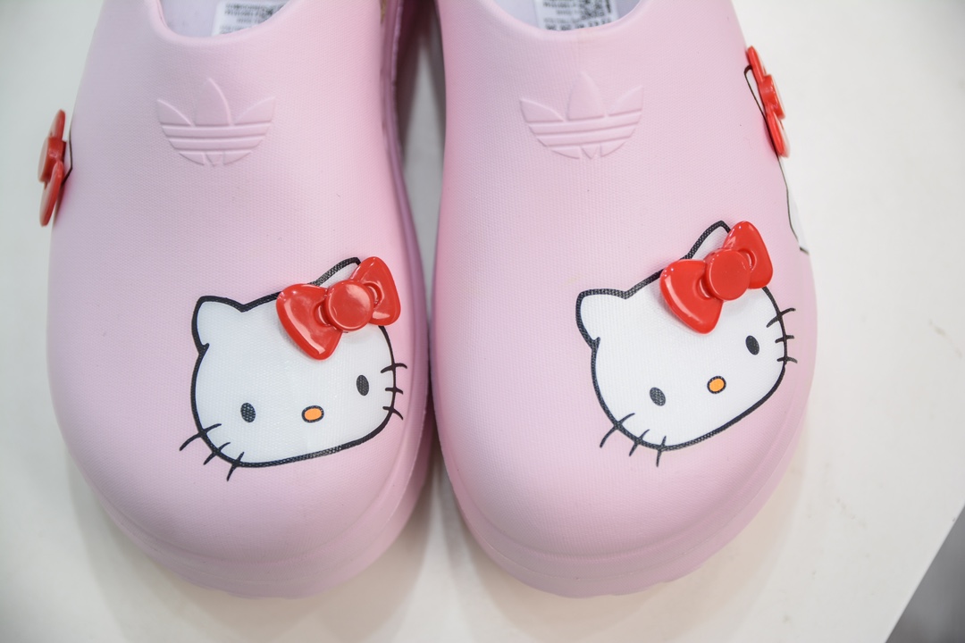 Hello Kitty/凯蒂猫 x AD originals AdiFOM Stan Smith Mule 粉色 IG4446