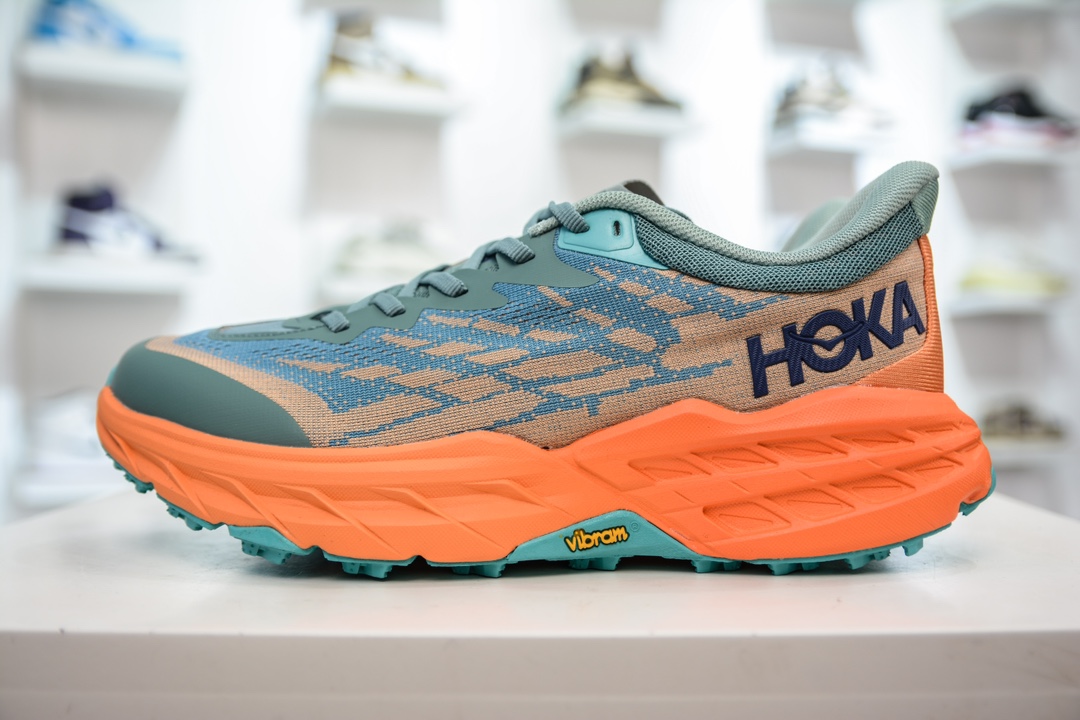 CS纯原 HOKA ONE ONE Speedgoat 5 户外越野跑步鞋 飞速羚羊5系列 新一代工程网纱鞋面