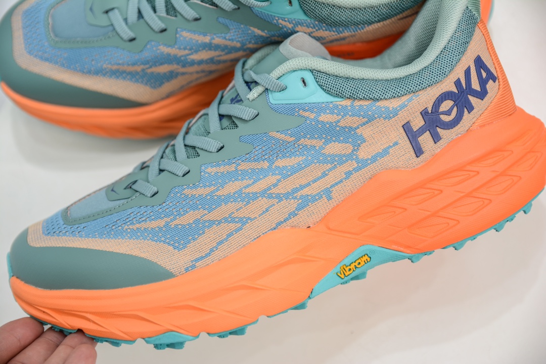 CS纯原 HOKA ONE ONE Speedgoat 5 户外越野跑步鞋 飞速羚羊5系列 新一代工程网纱鞋面